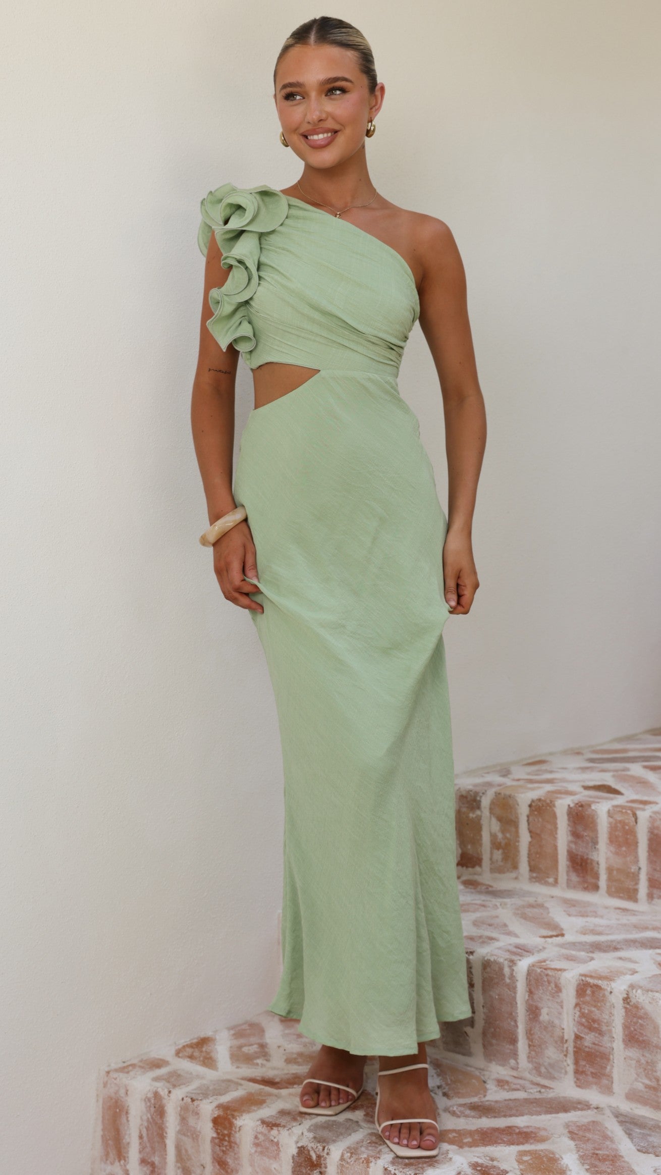 Amina Maxi Dress - Sage