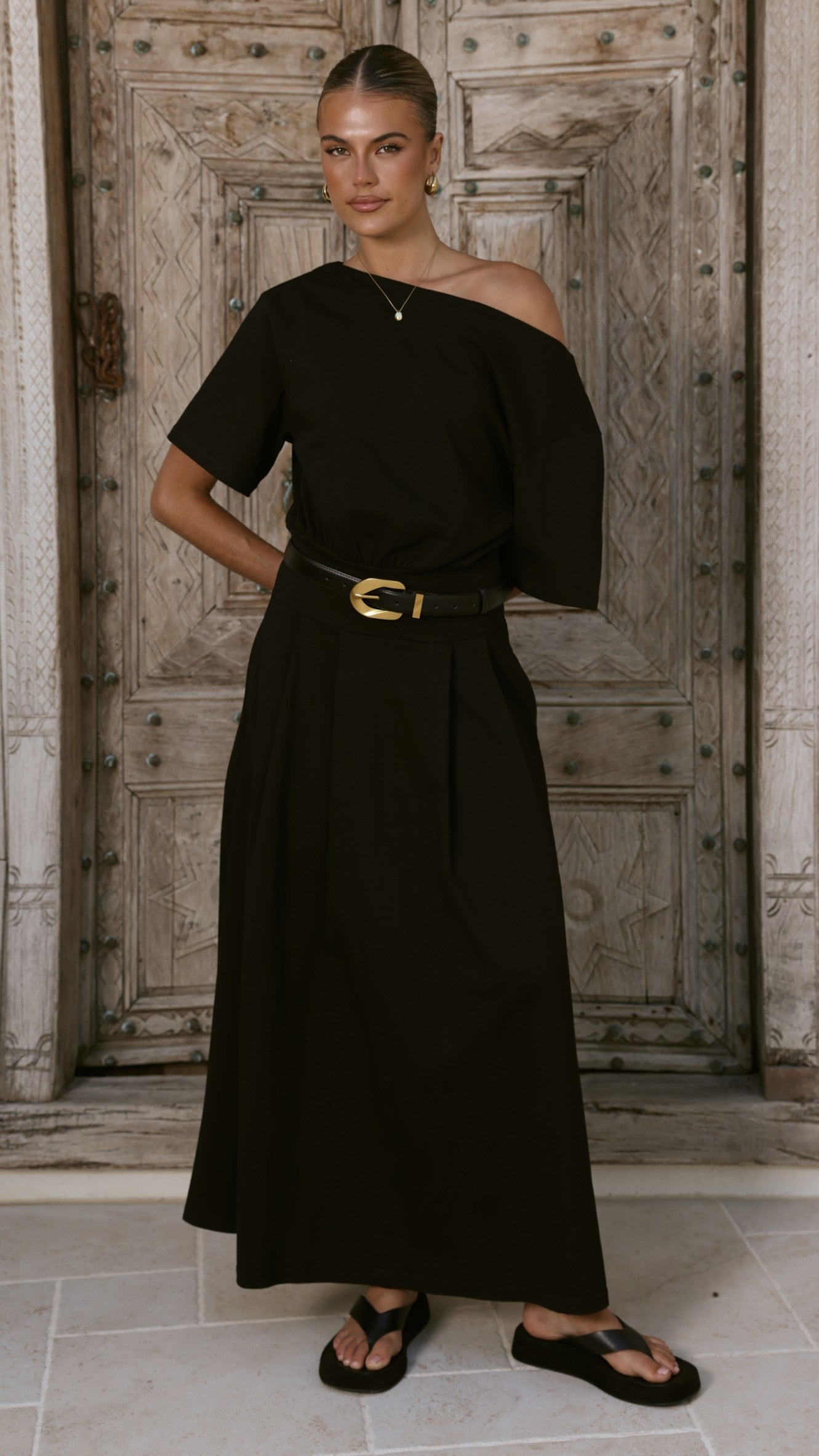 Aleski Maxi Dress - Black