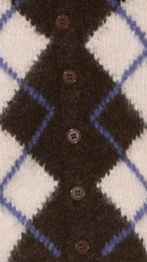 Amara Cardigan - Brown/Cream