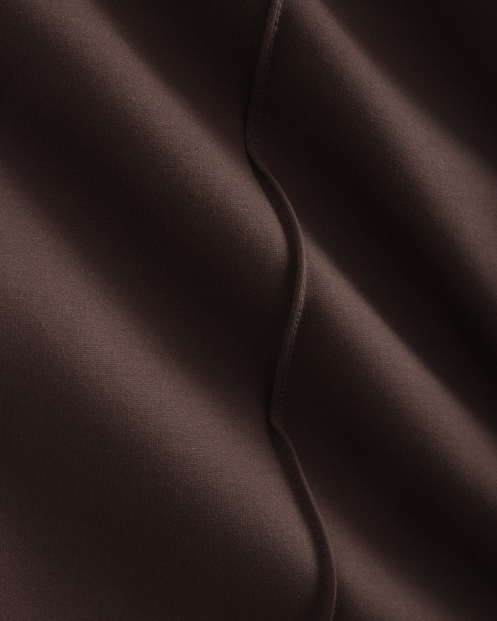 Ponte Wide-Leg Trouser | Dark Chocolate