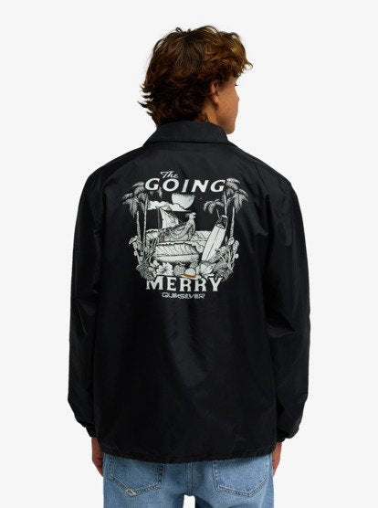 One Piece Coach Water-Repellent Jacket - Black