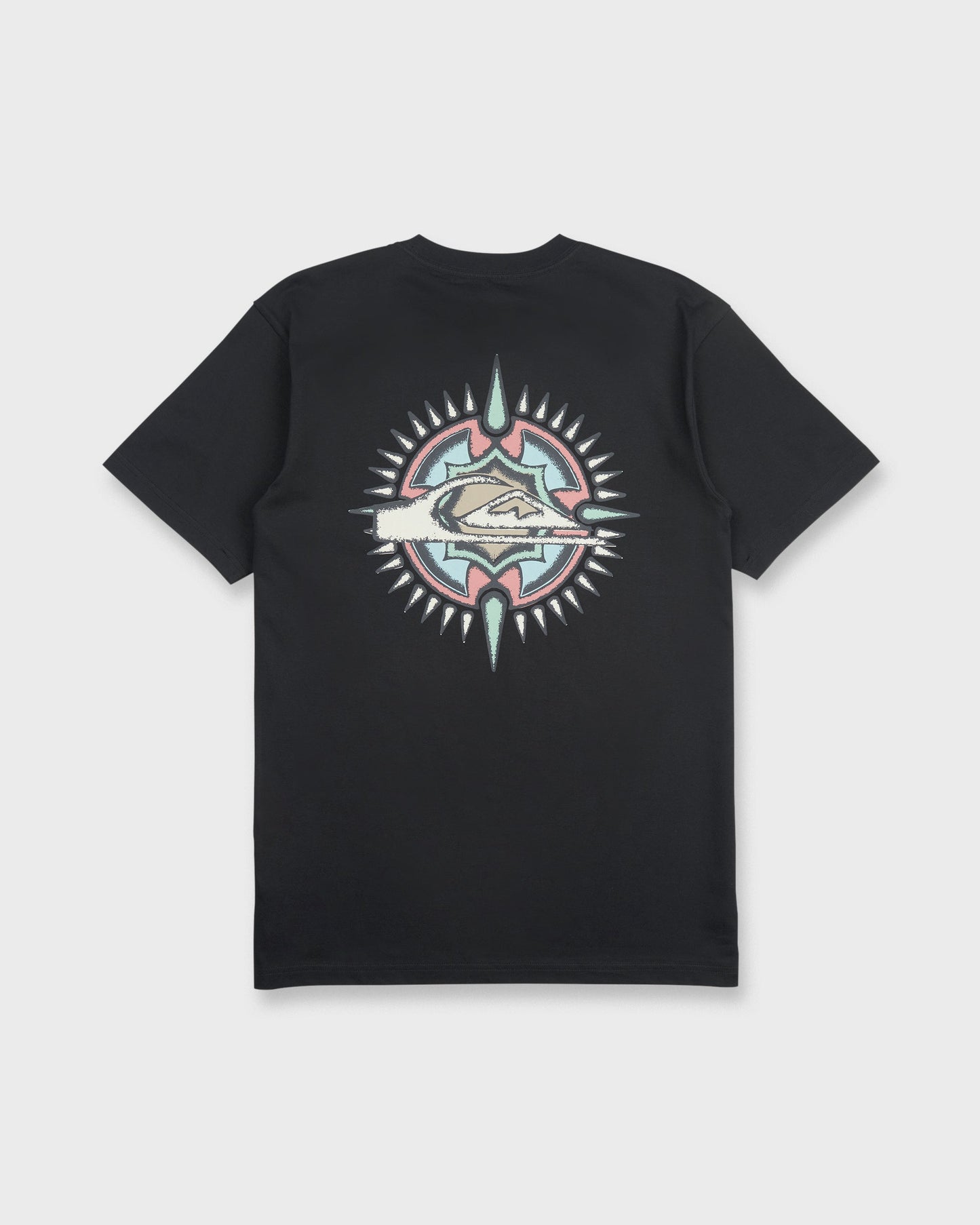 Shooting Star Short Sleeve Knit T-Shirt - Black