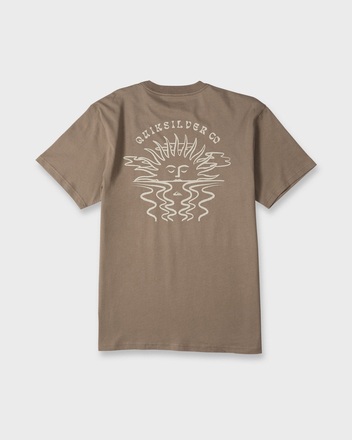 Sun Down Classic Short Sleeve Knit T-Shirt - Pine Bark