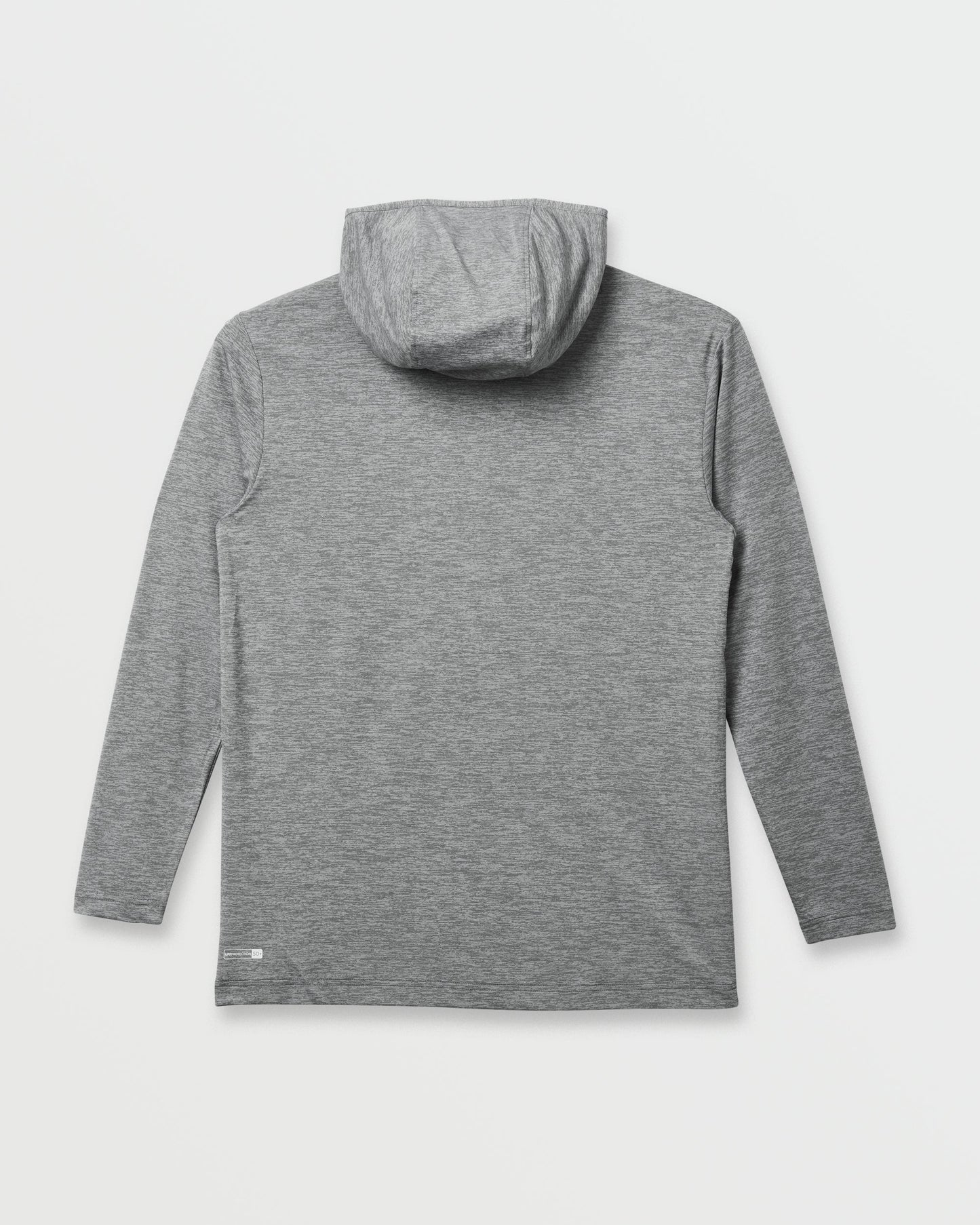 Dna Logo Surf Hood Long Sleeve Surf Tee - Smoked Gray Heather