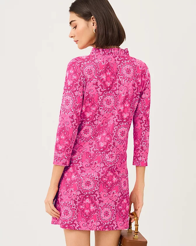 Annelie Dress (Pink Aster The Casbah Allover)