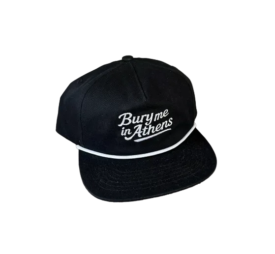Bury Me in Athens Hat (Black)