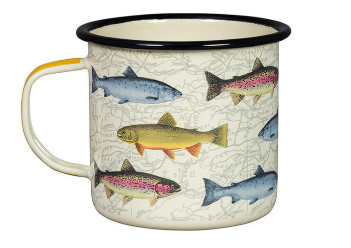 Enamel Fish Mug