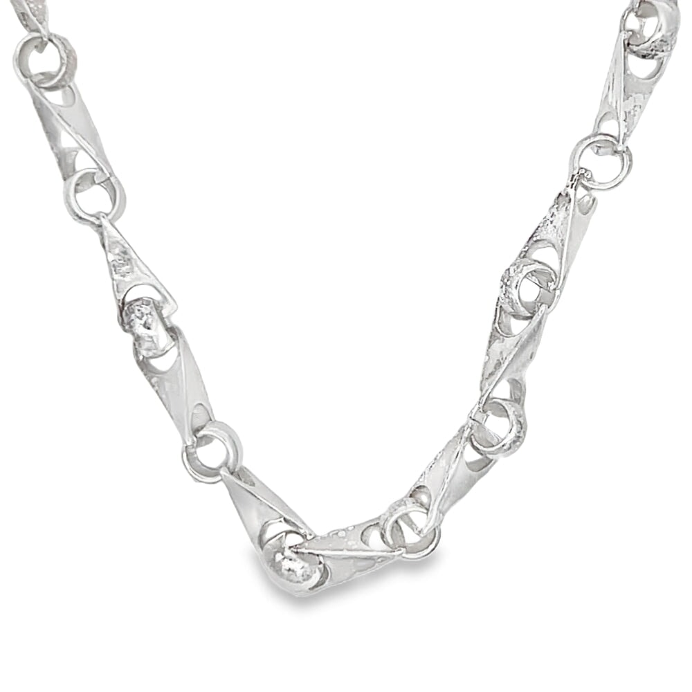 Hip Hop Link Chain .925 Sterling Silver