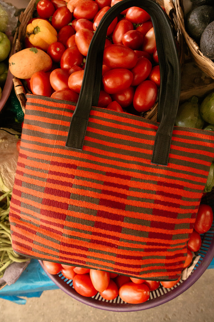 Woven Zip Tote - Last Chance