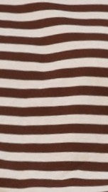 Adelia Mini Dress - Chocolate Stripe