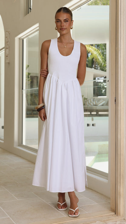 Amira Maxi Dress - White