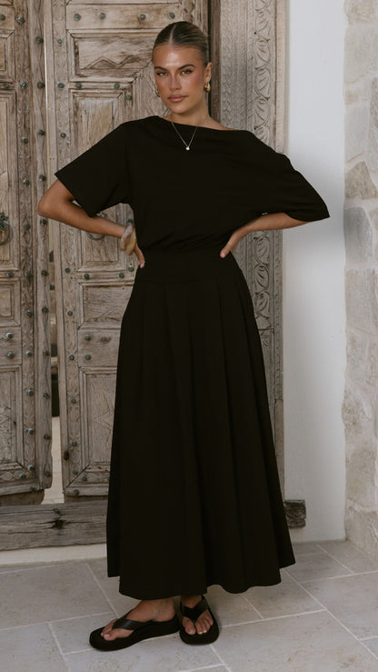 Aleski Maxi Dress - Black