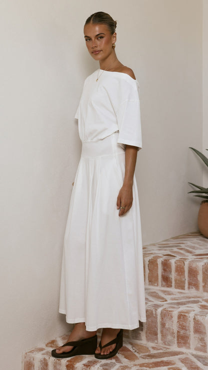 Aleski Maxi Dress - White