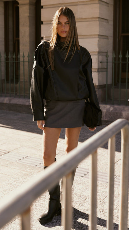 Asher Bomber Jacket - Black