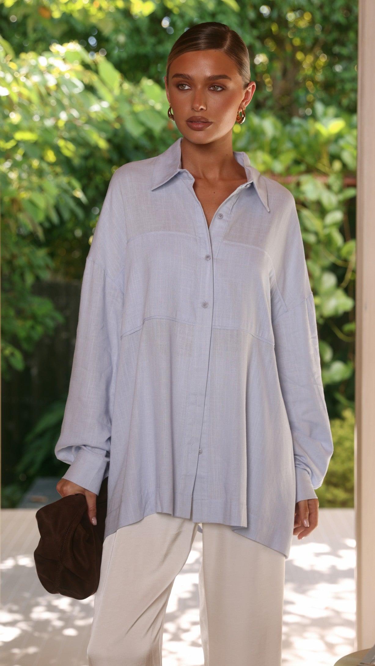 Adelaide Long Sleeve Top - Blue