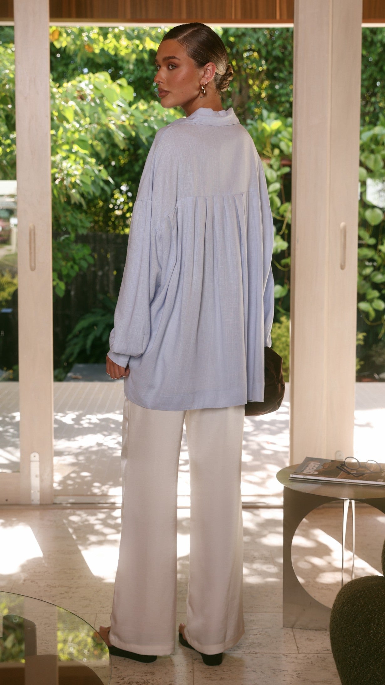 Adelaide Long Sleeve Top - Blue
