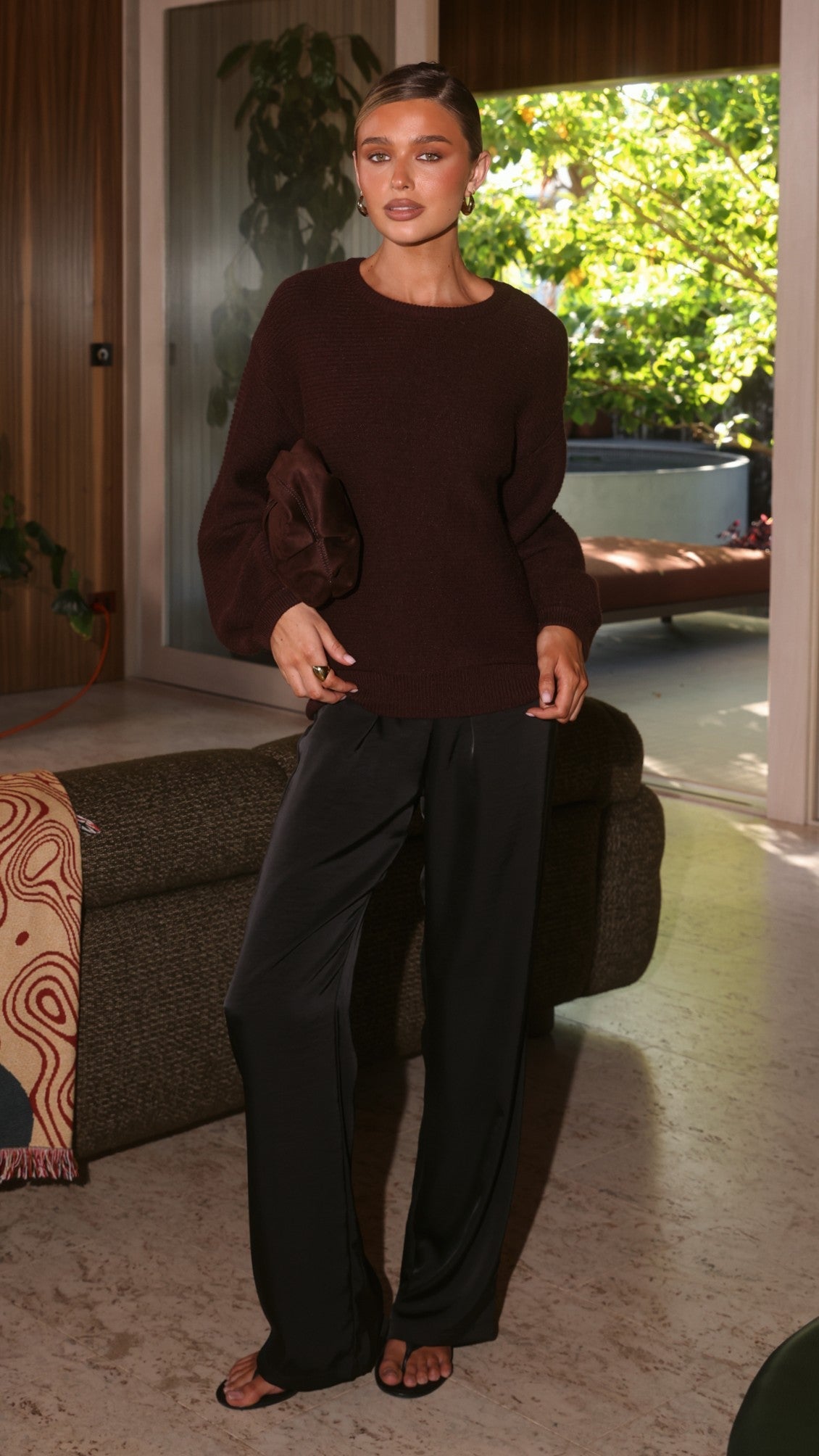 Carmel Knit - Chocolate