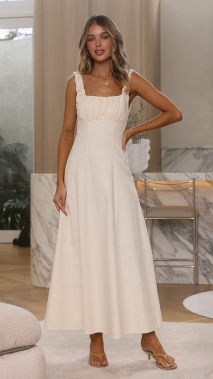 Adley Maxi Dress - Cream