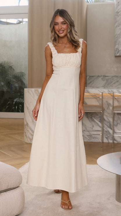 Adley Maxi Dress - Cream
