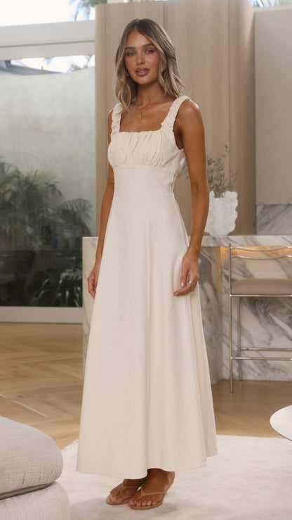Adley Maxi Dress - Cream