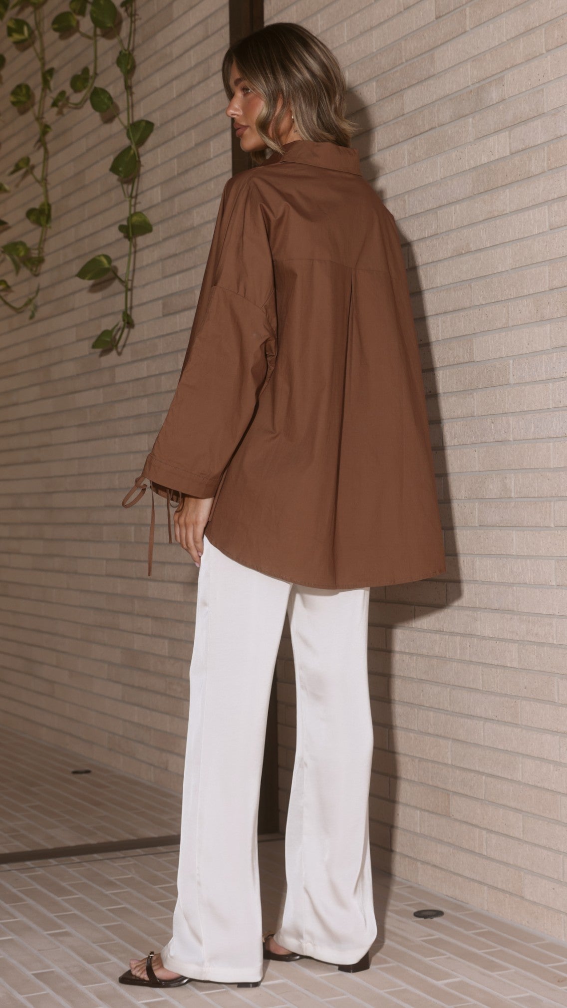 Alanna Shirt - Chocolate