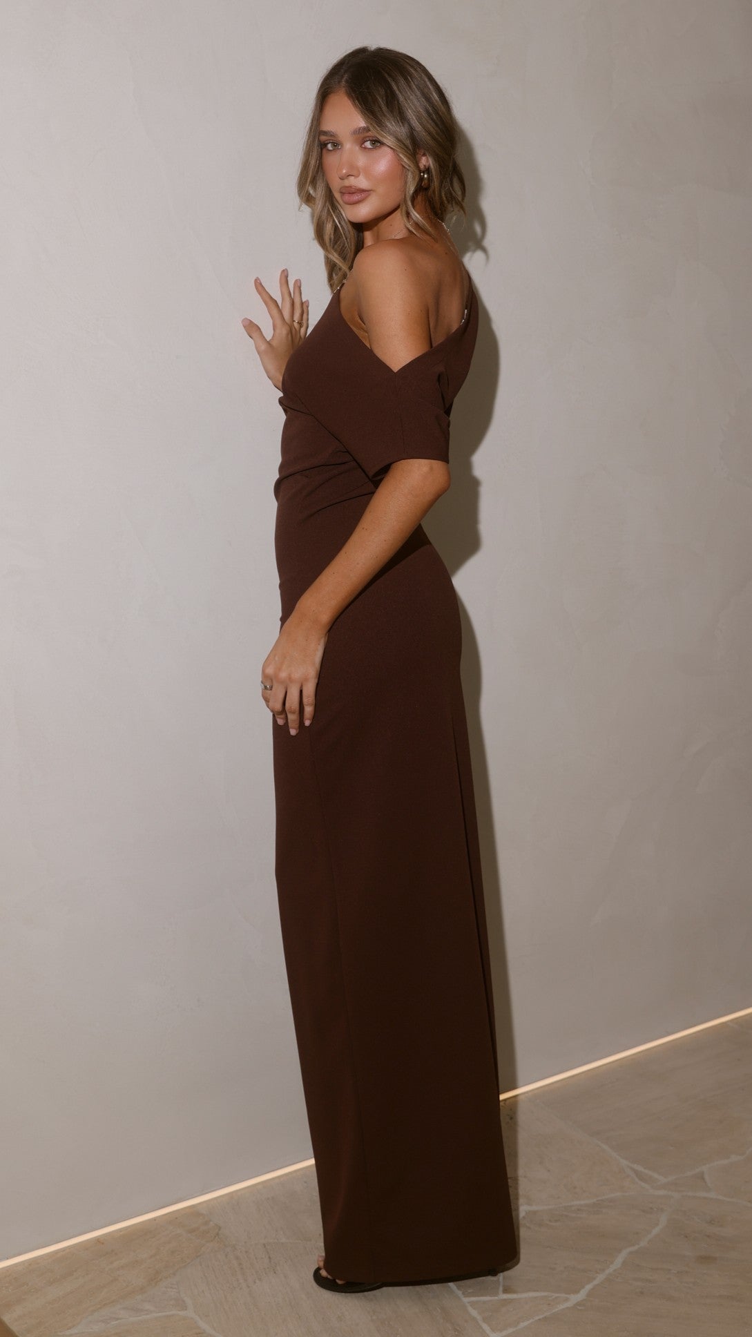Alina Maxi Dress - Chocolate