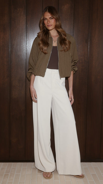 Brax Bomber Jacket - Khaki