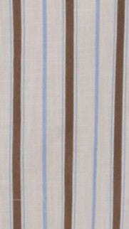 Calliope Strapless Top and Shorts Set - Choc/Blue Stripe