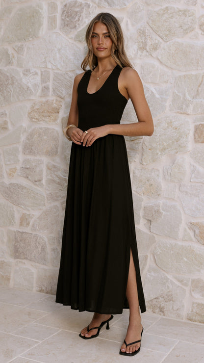 Amira Maxi Dress - Black