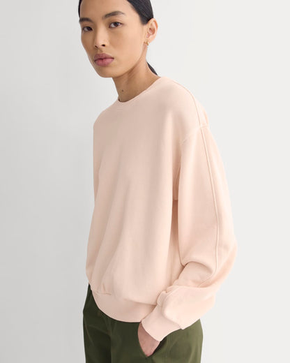 Lightweight Terry Blouson Crew | Pale Peach