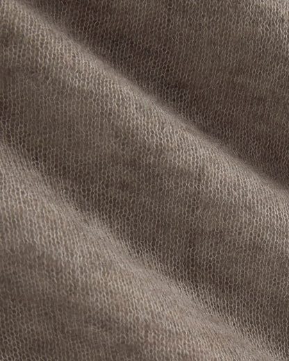The Air Alpaca™ Relaxed Crew Top | Heathered Chocolate Chip