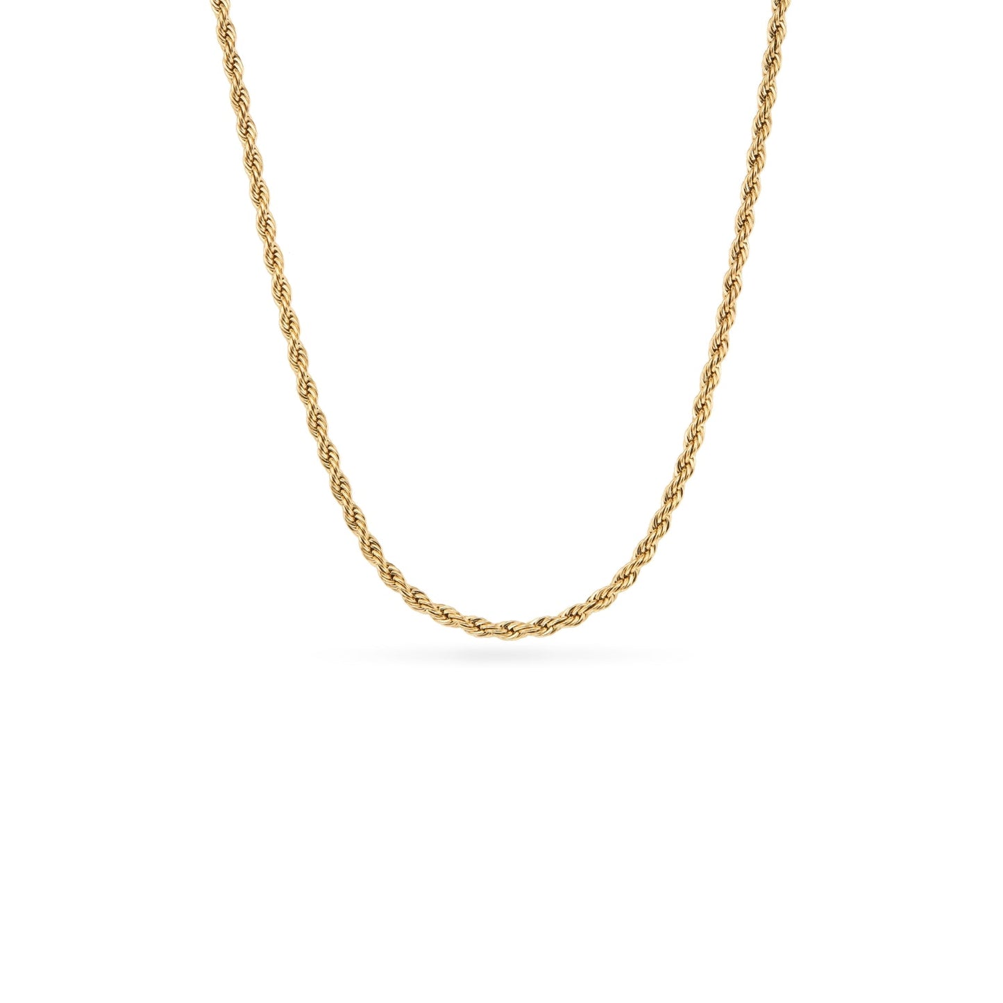 Written in The Sand Initial Necklace (Gold)