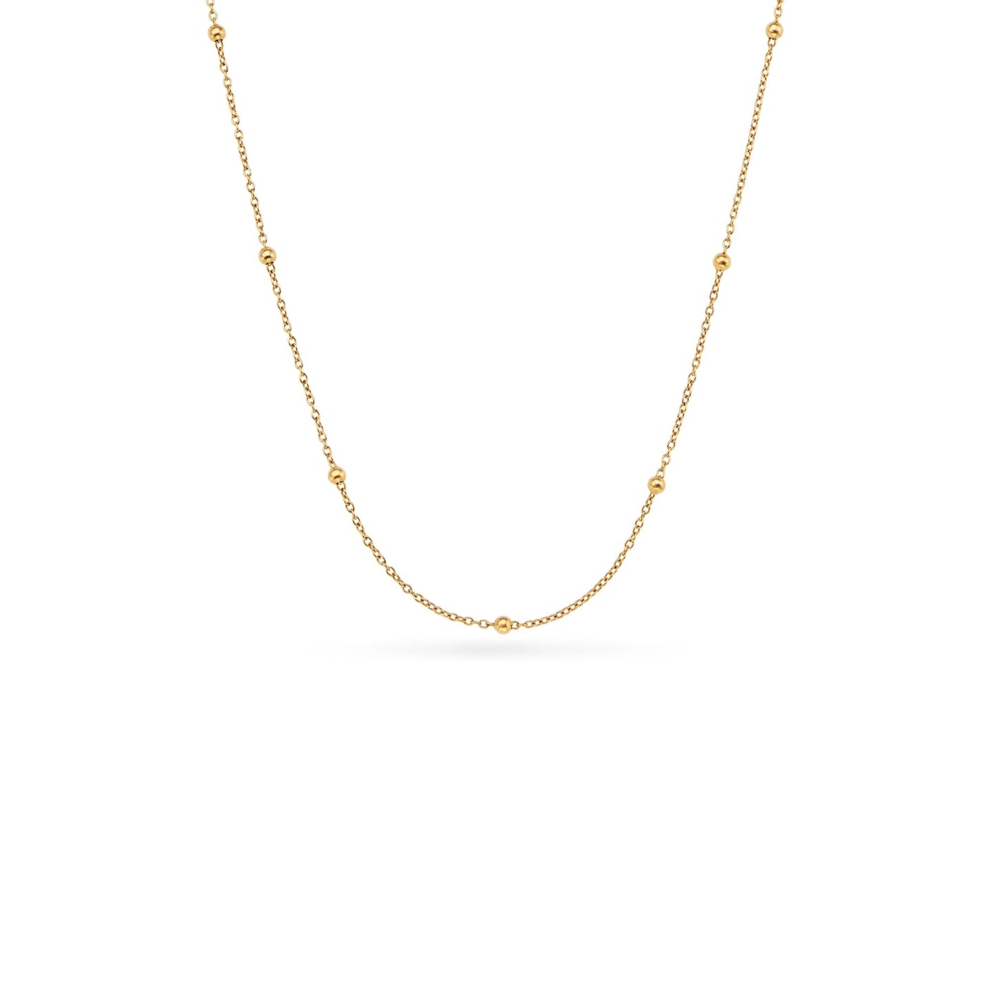 Written In The Stars Handwriting Tag Necklace (Gold)