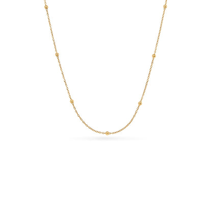 Written In The Stars Handwriting Tag Necklace (Gold)