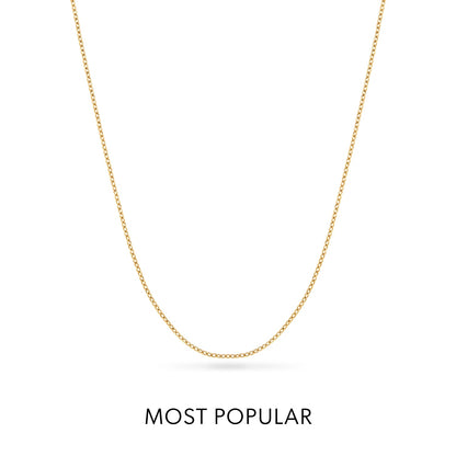 Written in The Sand Initial Necklace (Gold)