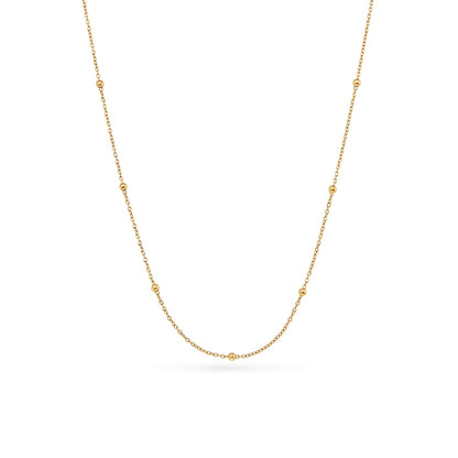 Written In The Stars Handwriting Tag Necklace (Gold)