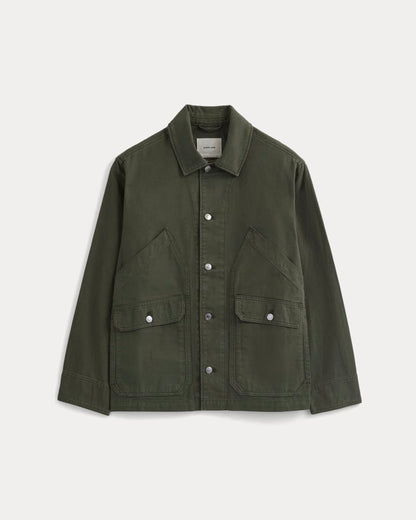 Relaxed Barn Jacket | Olive Night