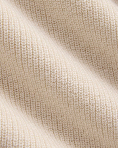 Relaxed V-Neck Vest in Cotton Merino | Canvas