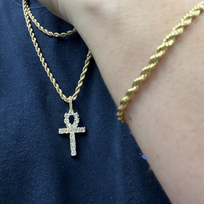 Gold French Rope Chain & Bracelet Bundle