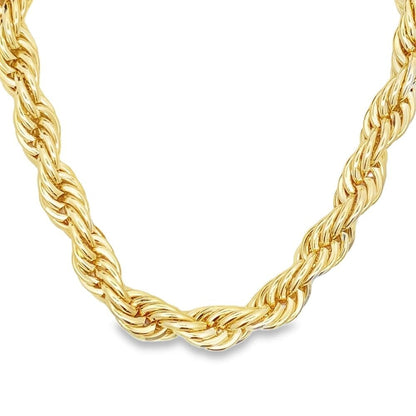 Gold French Rope Chain & Bracelet Bundle
