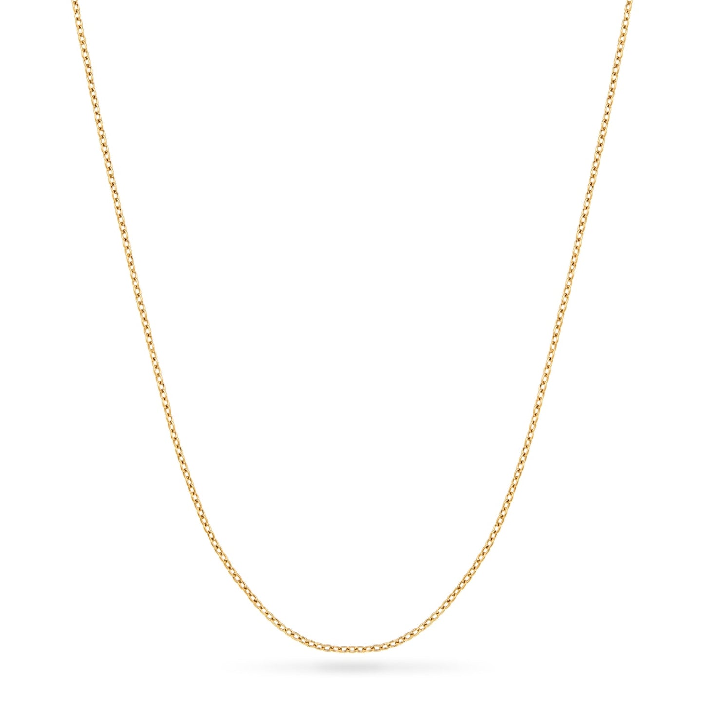 Written in The Sand Initial Necklace (Gold)
