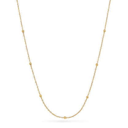Written In The Stars Handwriting Tag Necklace (Gold)