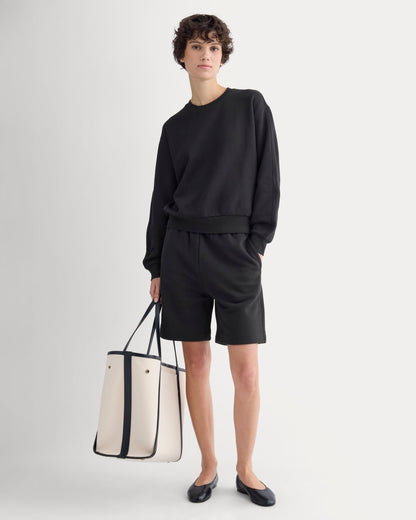Lightweight Terry Blouson Crew | Black