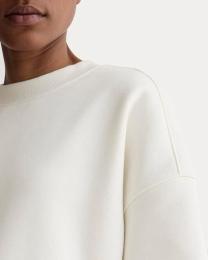 Luxe Fleece Sweatshirt | Bone
