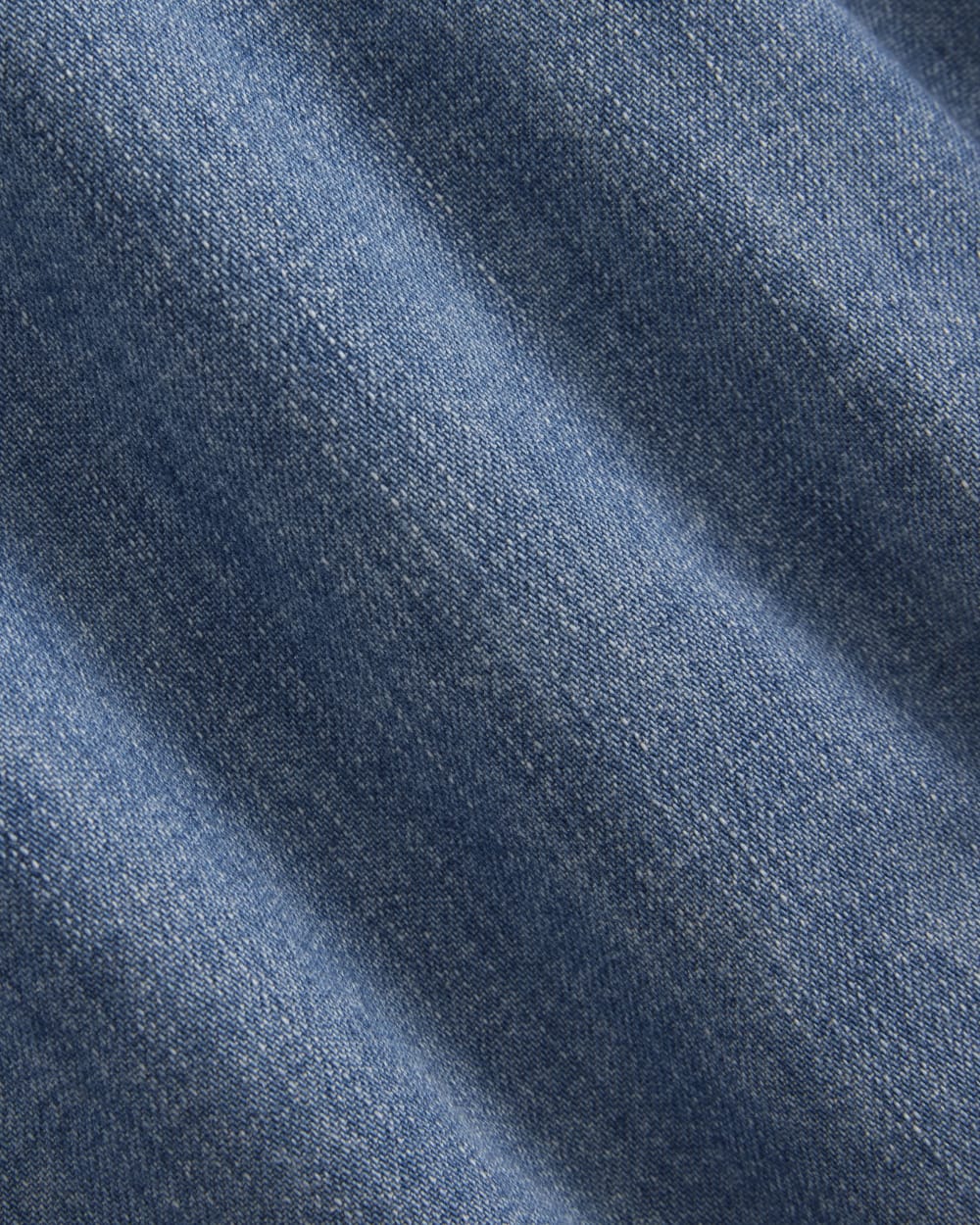 Denim Short-Sleeve Dress | Light Indigo
