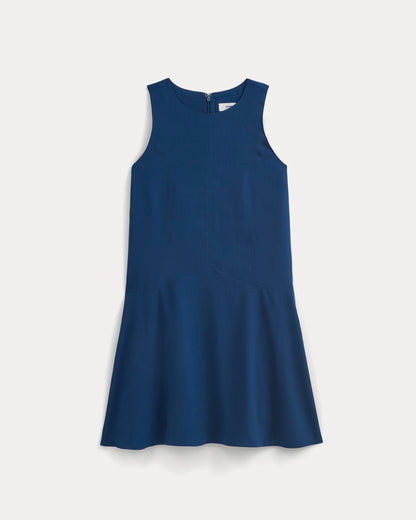 Drop Waist Mini Dress | Estate Blue