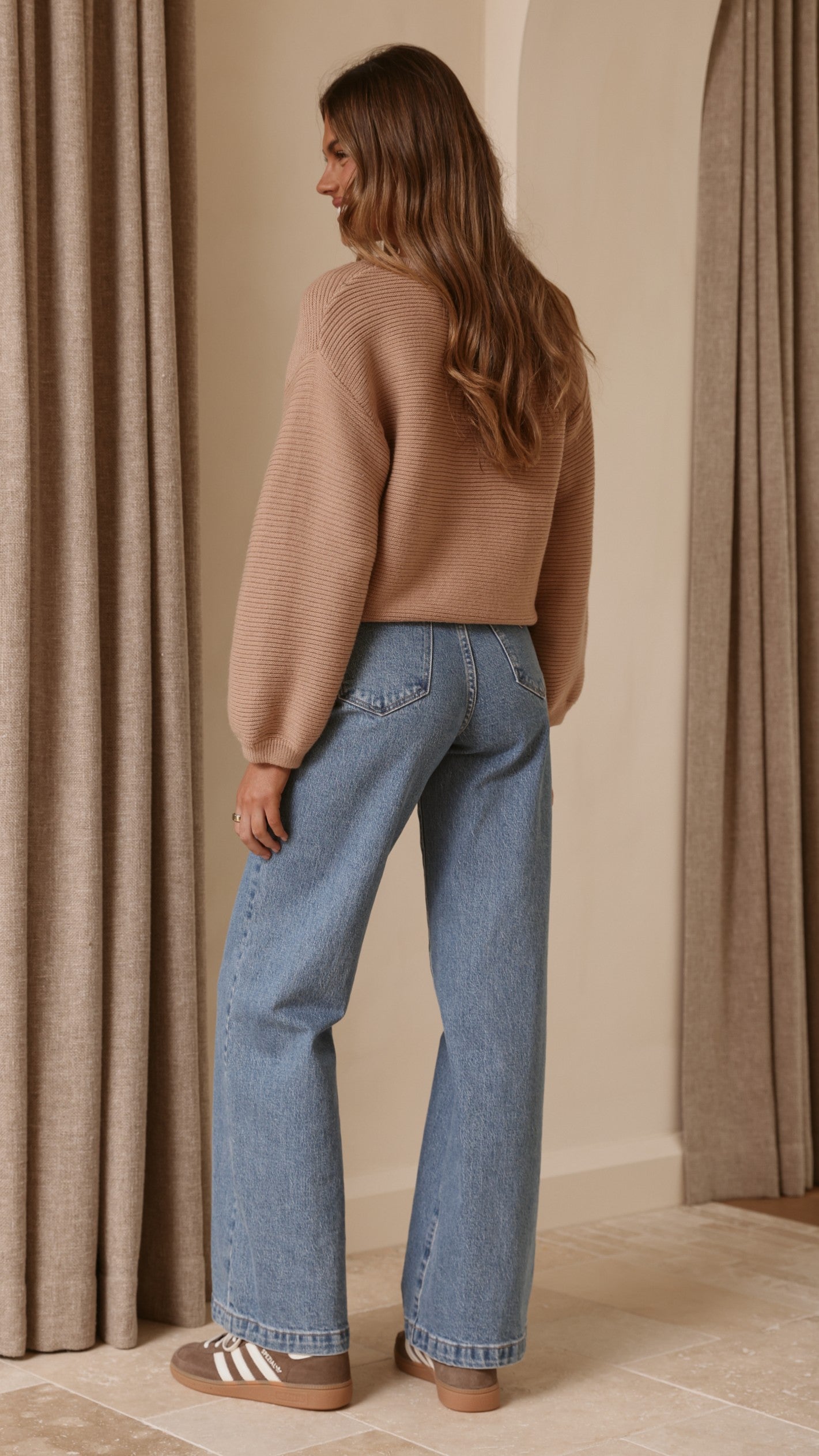 Carmel Knit - Tan