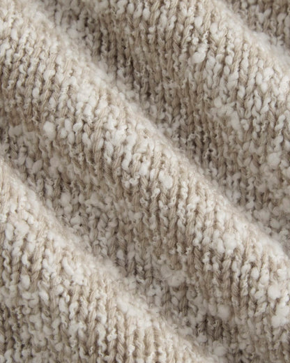 Rollneck Sweater | Bone/Trench Coat Twist