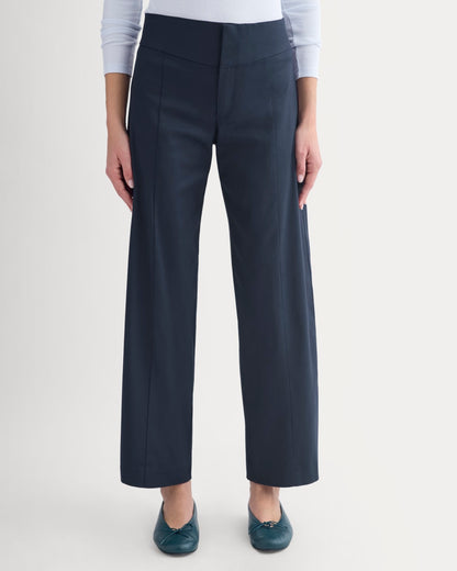 Tailored Drape Seam Pant | Navy