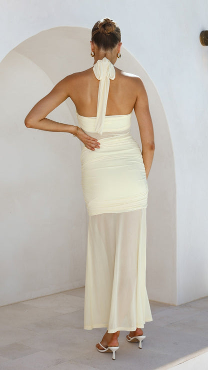 Alani Maxi Dress - Yellow